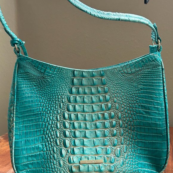 Brahmin Melbourne Teal handbag.